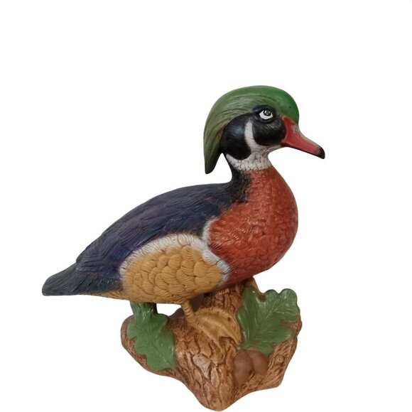 Vintage Holland Mold Hand-Painted Ceramic Wood Duck Pair Figurines 12" Collectib - Picture 4 of 12
